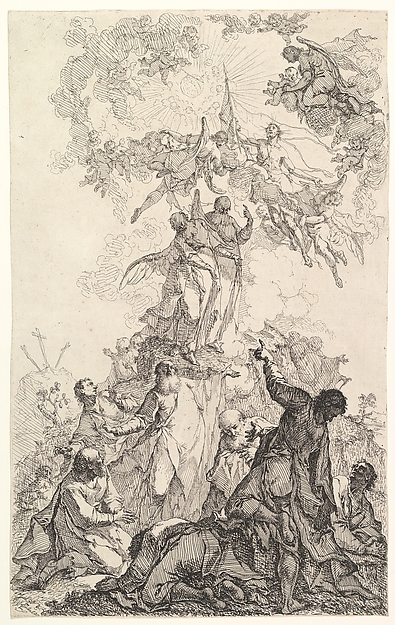 The Ascension of Christ by Johann Ignatz Zimbal