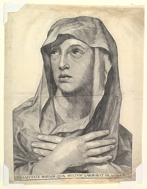 Bust of Mary with Crossed Hands by Wilhelm Traut