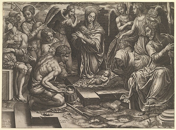 The Nativity by Giorgio Ghisi
