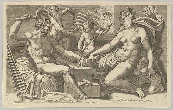 Venus and Vulcan at the Forge