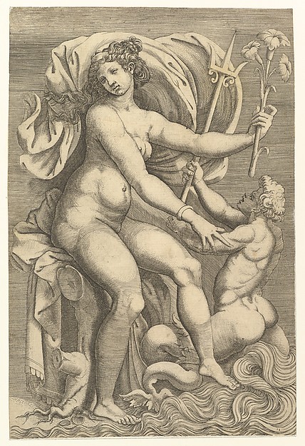 Thetis Seated with a Triton