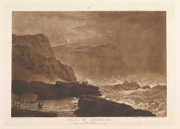 Coast of Yorkshire, Near Whitby (Liber Studiorum, part V, plate 24)