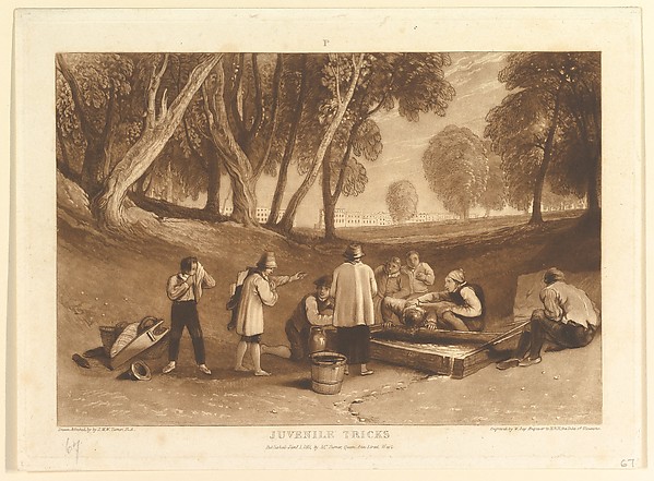 Joseph Mallord William Turner, Juvenile Tricks (Liber Studiorum, part V, plate 22)