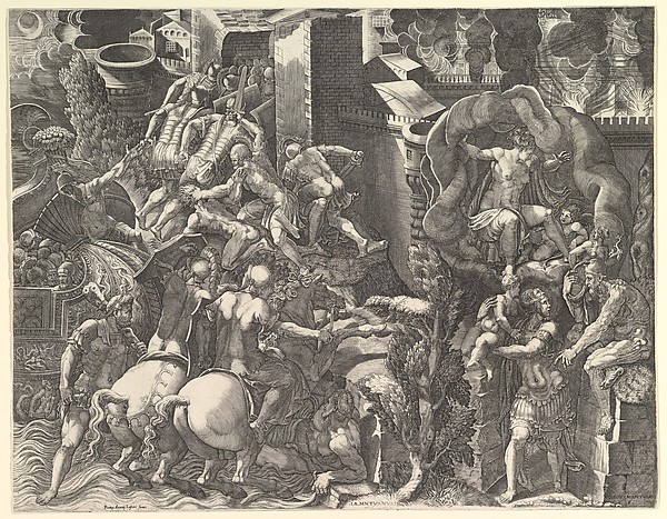 The Fall of Troy and the Escape of Aeneas