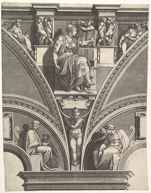 The Eritrean Sibyl; from the series of Prophets and Sibyls in the Sistine Chapel