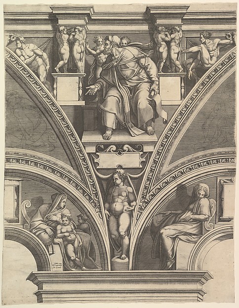 The Prophet Ezekiel, from "Prophets and Sibyls in the Sistine Chapel"