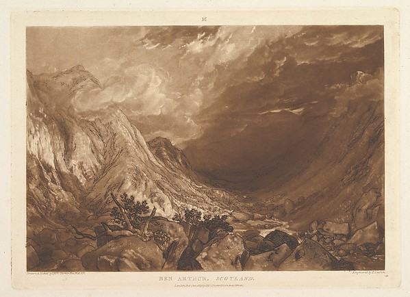 Ben Arthur, Scotland (Liber Studiorum, part XIV, plate 69)