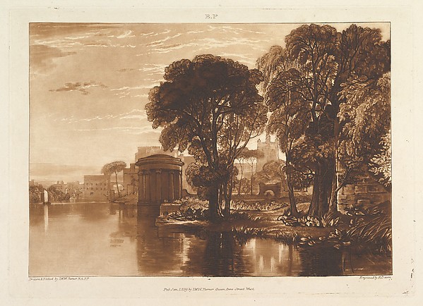 The Alcove, Isleworth (Liber Studiorum, part XIII, plate 63)