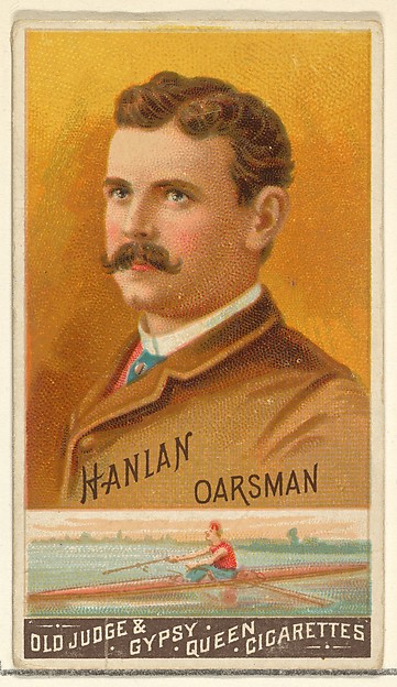 Hanlan, Oarsman, from the Goodwin Champion series for Old Judge and Gypsy Queen Cigarettes by Goodwin & Company, The Metropolitan Museum of Art