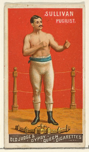 Sullivan, Pugilist, from the Goodwin Champion series for Old Judge and Gypsy Queen Cigarettes