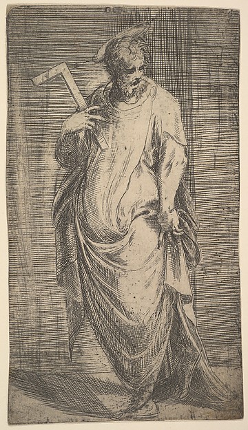 Saint James Minor, from "Christ and the Apostles" by Andrea Schiavone (Andrea Meldola)