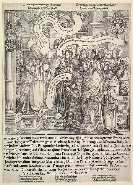 Maximilian Presented by his Patron Saints to the Almighty