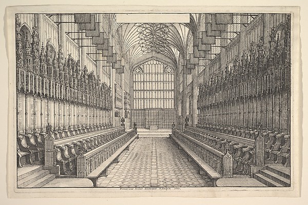 Choir and stalls in St George's Chapel, Windsor
