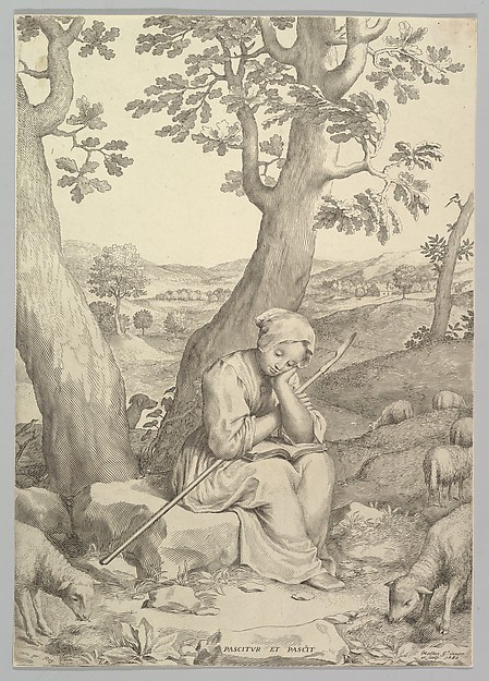 St. Genevieve as a Young Girl