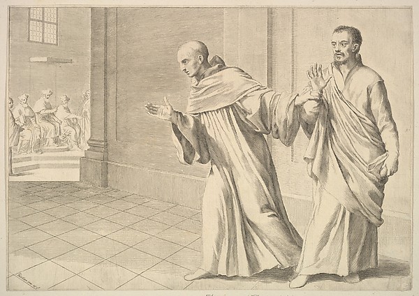 St. Bernard Taking a Brother to an Assembly