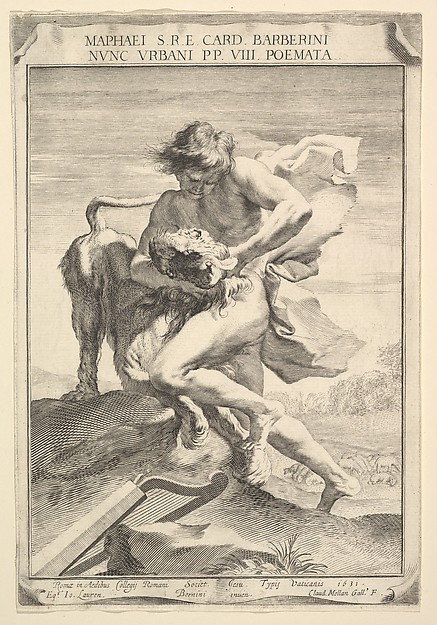 David Strangling the Lion