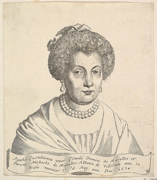 Portrait of Agathe de Châtillon