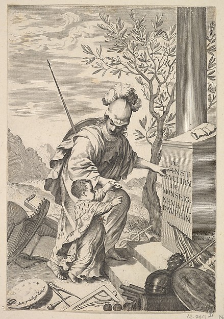 Minerva Instructs the Dauphin by Claude Mellan, The Metropolitan Museum of Art