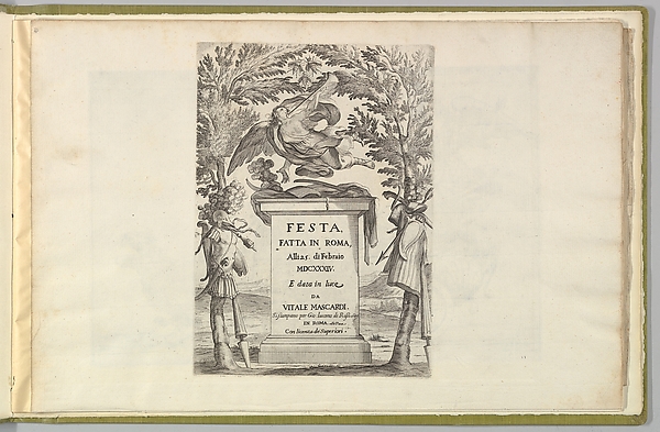 Festa Fatta in Roma Alli 25 Febraio MDCXXXIV by François Collignon, The Metropolitan Museum of Art