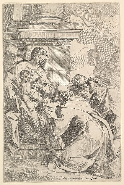 The Adoration of the Magi by Carlo Maratti