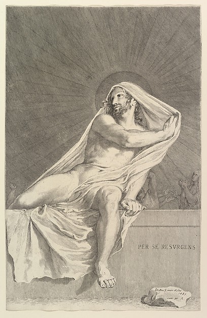 The Resurrection by Claude Mellan