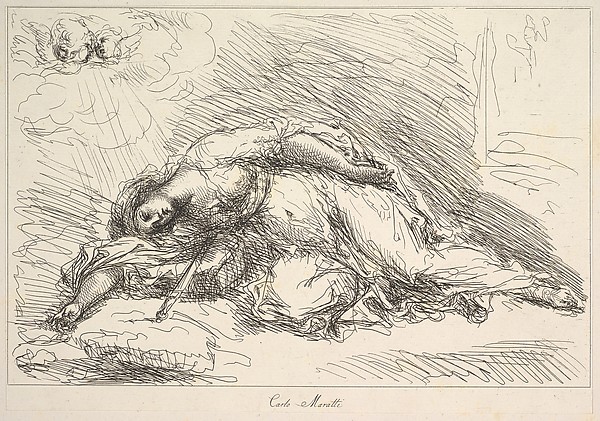 Woman Slain with Sword