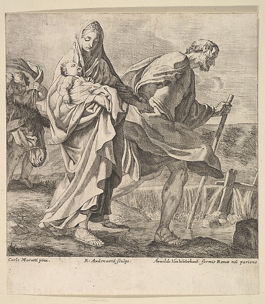 Flight into Egypt by Robert van Audenaerde