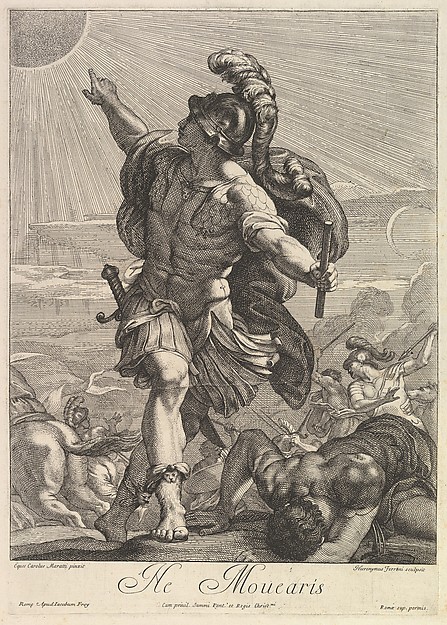 Joshua commanding the sun to stand still