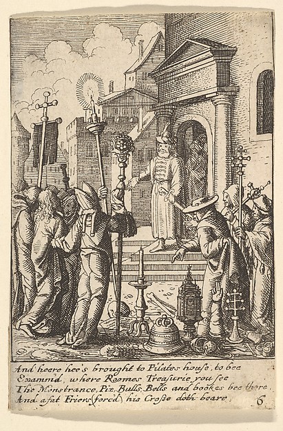 Jesus before Pilate by Wenceslaus Hollar