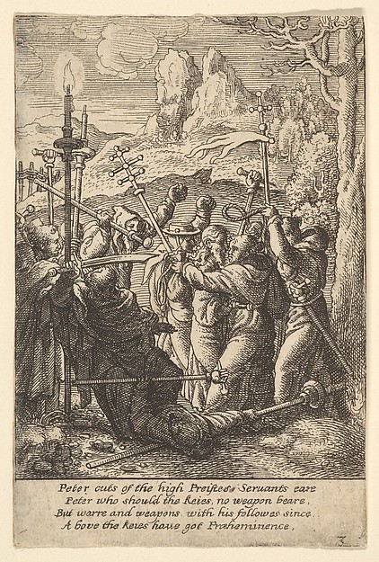 Jesus taken by Wenceslaus Hollar