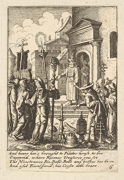 Jesus before Pilate by Wenceslaus Hollar