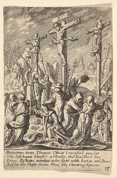 Crucifixion by Wenceslaus Hollar