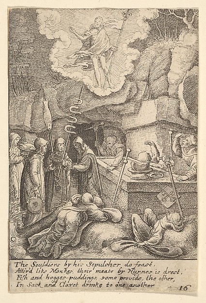 Resurrection by Wenceslaus Hollar