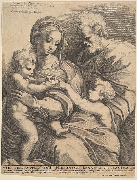 The Holy Family by Wenceslaus Hollar