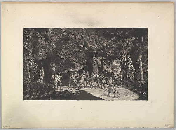 Simplicius unter den Soldaten, from the series Intermezzi