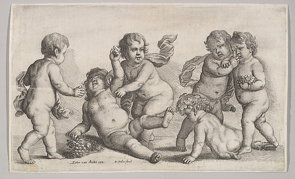 Five boys and a satyr