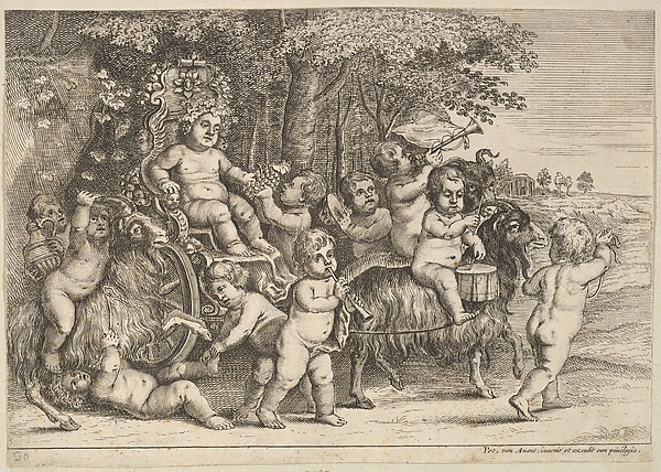 Eleven boys and three goats