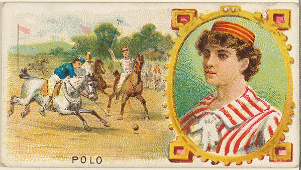Polo, from the Games and Sports series (N165) for Old Judge Cigarettes