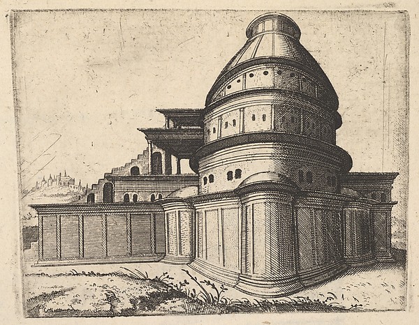 Building [Aerarii Publici Rome] from the series 'Ruinarum variarum fabricarum delineationes pictoribus caeterisque id genus artificibus multum utiles'