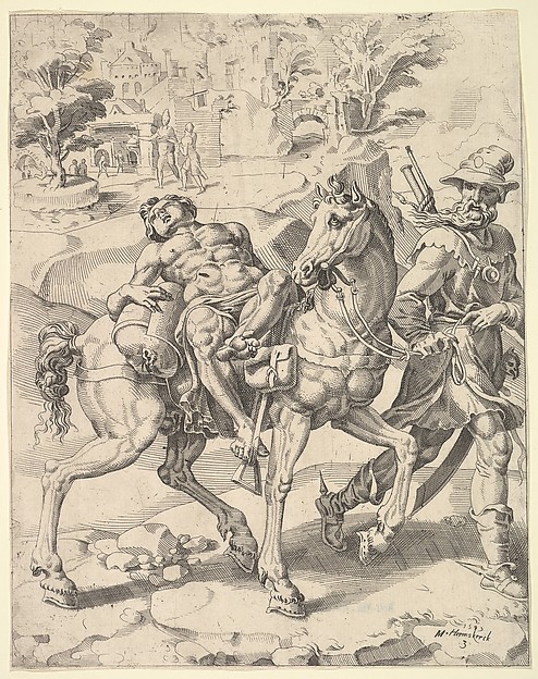 The Parable of the Good Samaritan by Maarten van Heemskerck