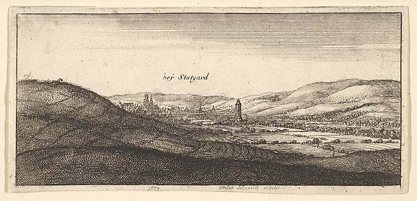 Stuttgart, from "German Views" by Wenceslaus Hollar, The Metropolitan Museum of Art