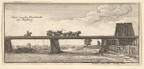 Strasbourg: The Kehl Bridge, from "German Views"