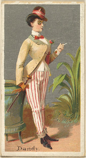 Dandy, from the Occupations for Women series (N166) for Old Judge and Dogs Head Cigarettes