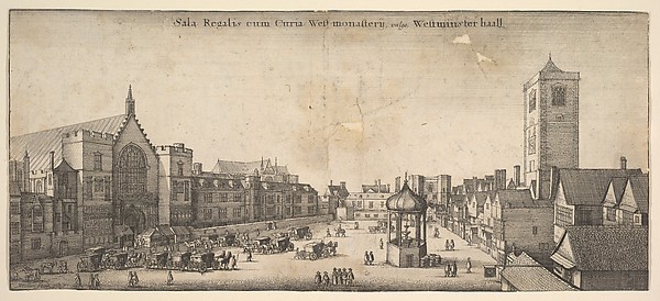Sala Regalis cum Curia West-monasterÿ, vulgo Westminster haal (Westminster Hall)