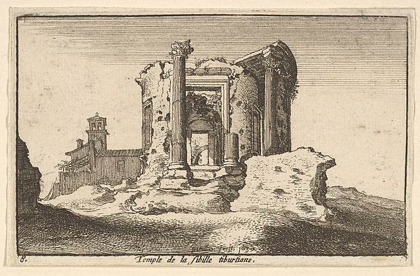 Temple of the Tiburtine Sybil, from "Roman Ruins"