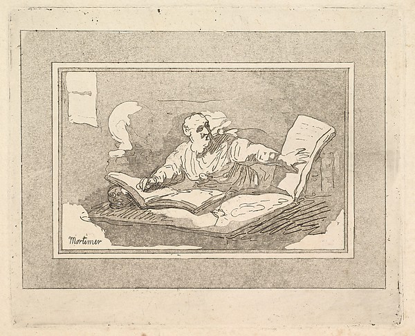 The Philosopher (Bearded Old Man Copying Book)