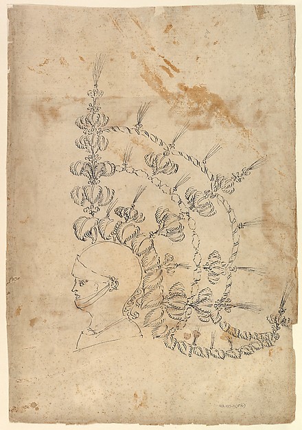 Design for an Armor Helmet with Tournament Headdress
