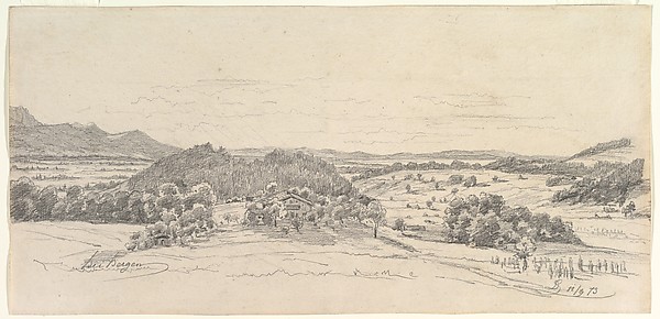 Panoramic landscape near Bergen