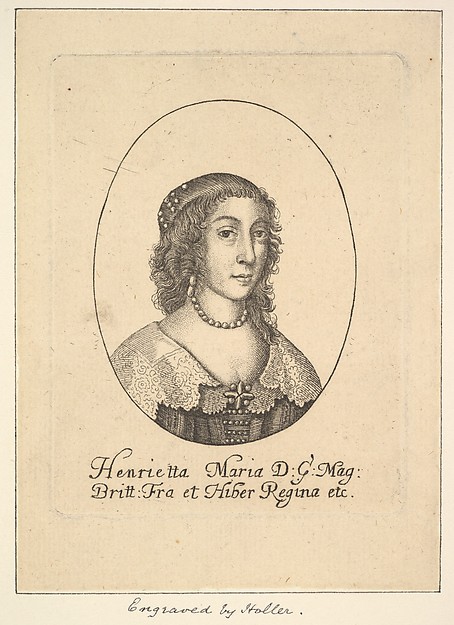 Henrietta Maria by Wenceslaus Hollar, The Metropolitan Museum of Art