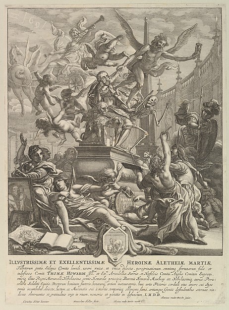 Allegory on the Death of the Earl of Arundel by Wenceslaus Hollar, The Metropolitan Museum of Art